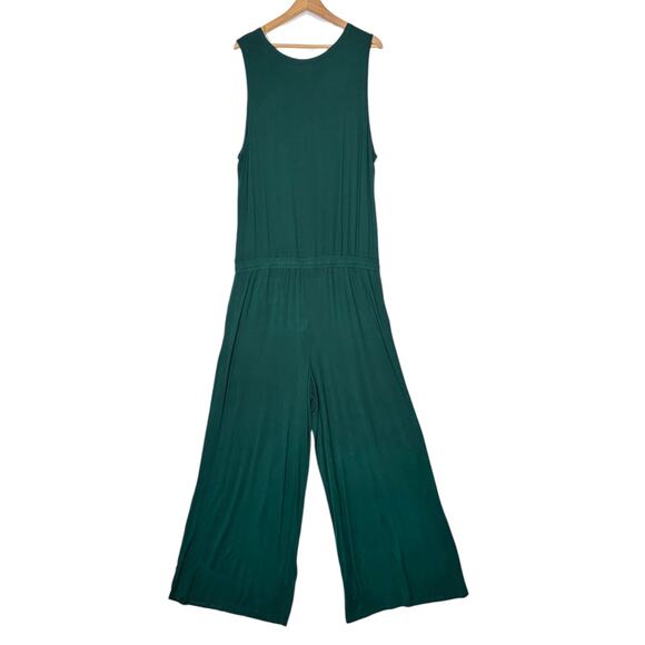 Amazon‎ Essentials Sleeveless Scoopneck Wide-Leg Jumpsuit Women's XL Loungewear - Picture 3 of 7